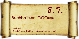 Buchhalter Tímea névjegykártya